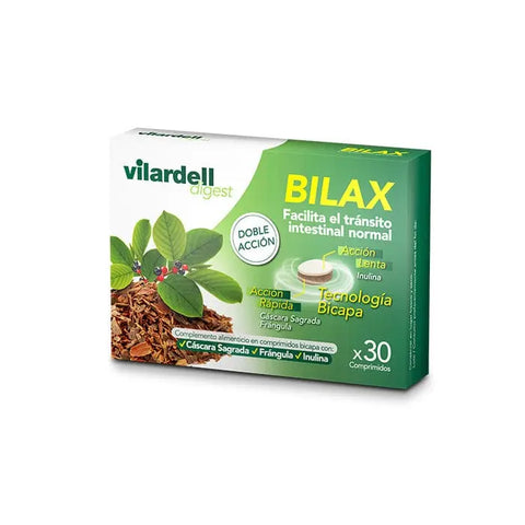 Vilardell Digest Bilax 30 tablets by Jag Couture London New York, showing the box with product name and branding.