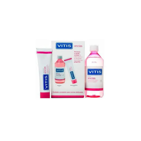 Vitis Pack Gums Paste 100ml + Mouthwash 500ml Jag Couture London - New York