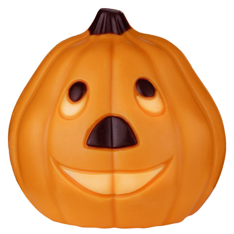 Decorated hollow milk chocolate orange pumpkin in cello bag with bow, 66mm, by Jag Couture London New York.