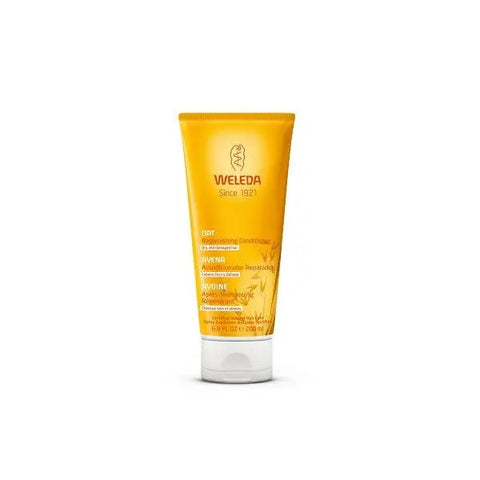 Weleda Oat Replenishing Conditioner 200ml bottle with label, nourishing hair conditioner by Jag Couture London New York.