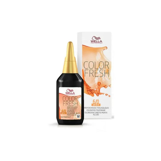 Wella Color Fresh Semi Permanent Color Ammonia Free 6.0 75ml Jag Couture London - New York