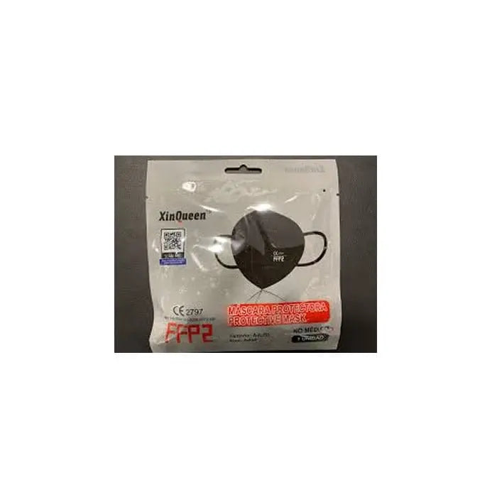 Jag Couture London - New York Xinqueen Black FFP2 Mask 1 Unit
