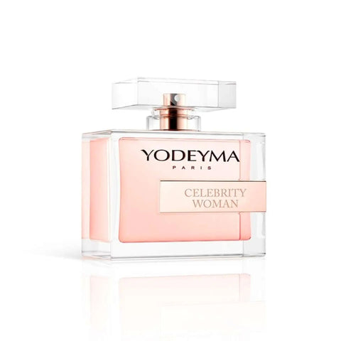 Yodeyma Celebrity Woman perfume bottle in 100ml with elegant packaging, from Jag Couture London New York.