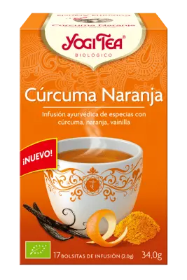 Jag Couture London - New York Yogi Tea Curcuma Naranja 17 X 2g