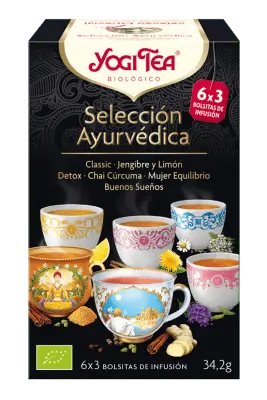 Yogi Tea selection box with 17 individual tea bags, 1.92g each, from Jag Couture London New York.
