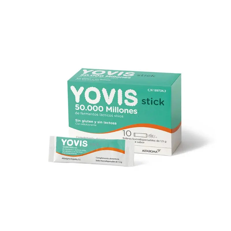 Yovis 10 Stick Bucodispensable 50.000 Million Active Ferments Jag Couture London - New York