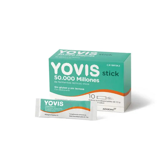 Yovis 10 Stick Bucodispensable 50.000 Million Active Ferments Jag Couture London - New York