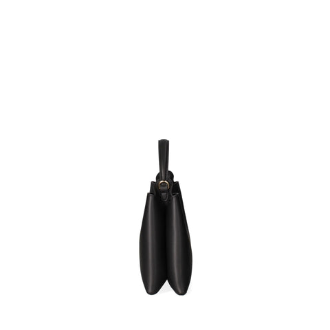 Black Viola Castellani VC220722723FBG handbag by Jag Couture London-New York, featuring sleek leather and elegant design.