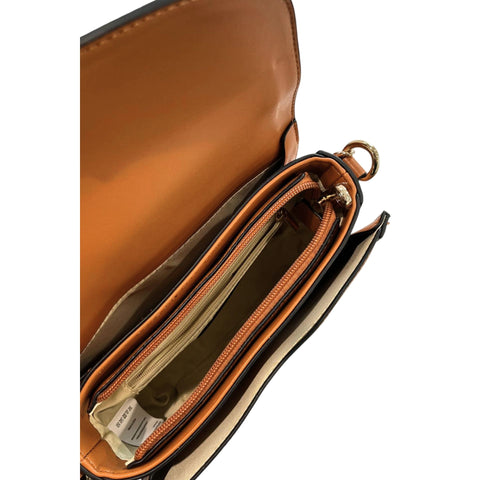 Light brown Cristinaeffe CF22708 handbag by Jag Couture London - New York, featuring stylish design and textured leather material.