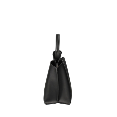 Black Viola Castellani VC220722623FBG-Nero handbag by Jag Couture London - New York, showing front view with sleek design