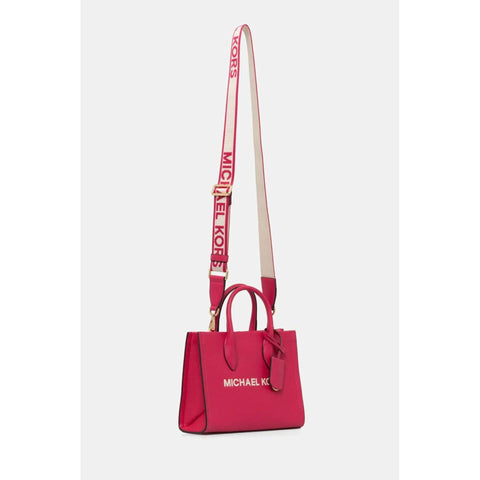 Pink Michael Kors handbag from the 35S4G7ZC5L collection, featuring sleek design and signature logo details.