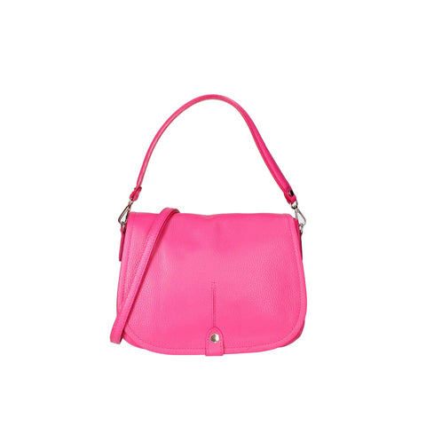 Fuchsia Viola Castellani VC220713923FBG-D02 handbag by Jag Couture London-New York, featuring a stylish design and vibrant color.
