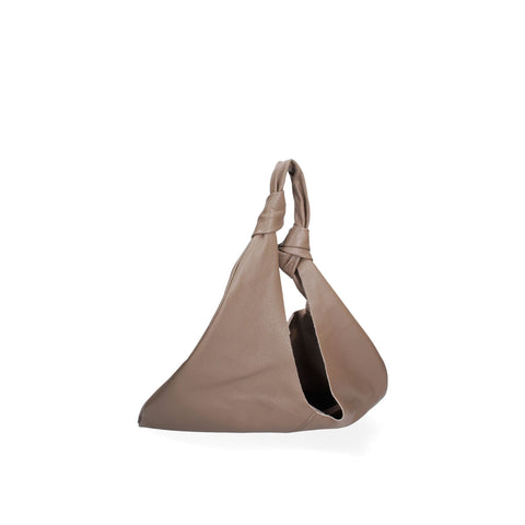 Taupe Viola Castellani VC220715623FBG-D40 handbag by Jag Couture London - New York, featuring elegant leather design and subtle branding.