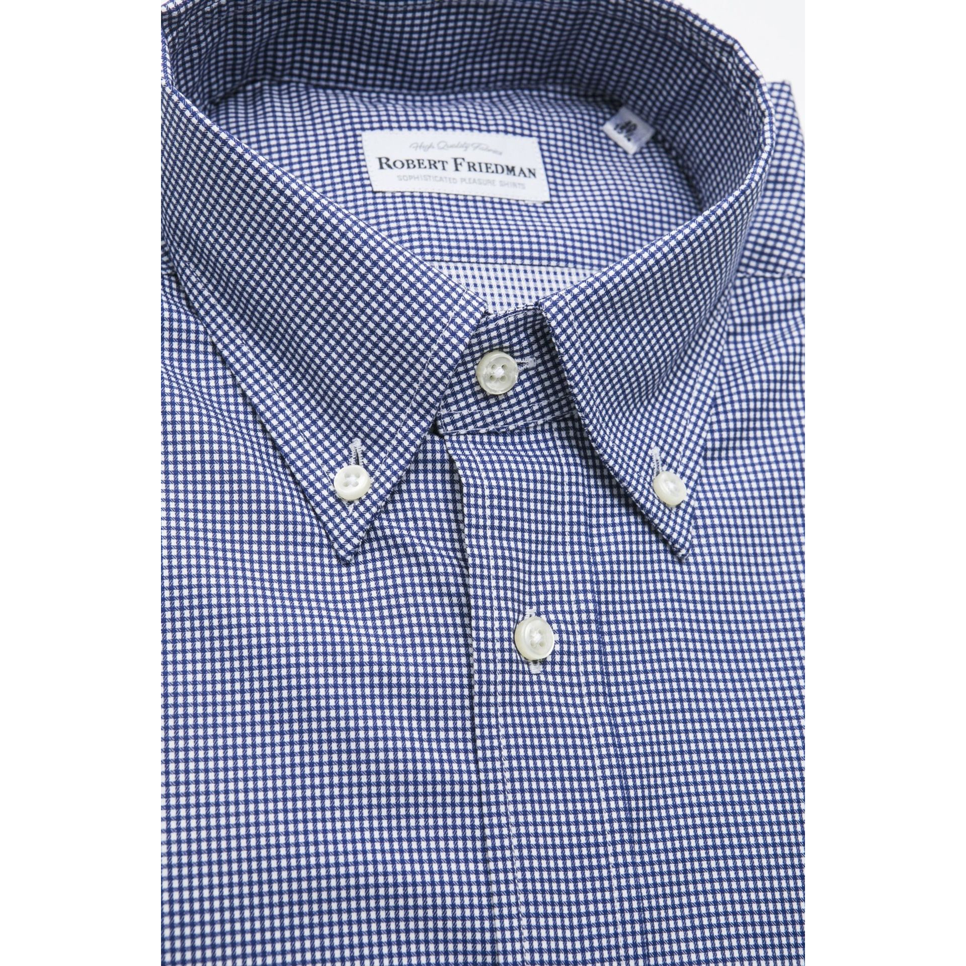 Elegant Robert Friedman Ralphblu fashion accessory by Jag Couture London New York, featuring a stylish design in blue and white tones.