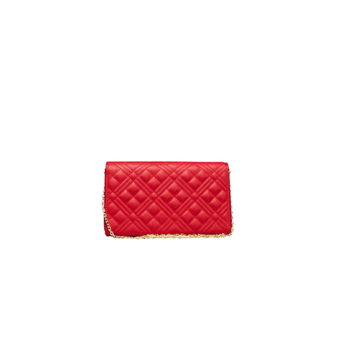 Love Moschino JC4079PP1HLA_500ROSSO handbag by Love Moschino, featuring red leather with gold hardware, stylish and compact design.