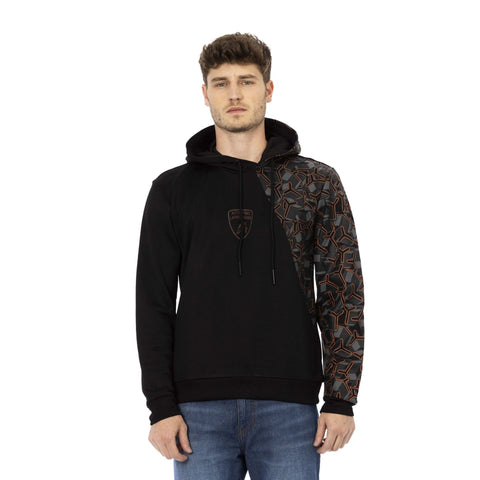 Jag Couture London - New York Lamborghini 71XBI015CF008_899Black fashion scarf featuring black fabric with Lamborghini logo details.