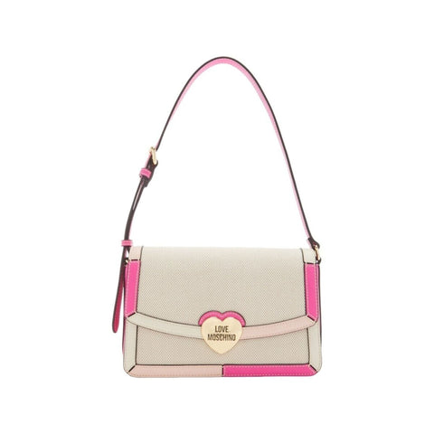Love Moschino JC4043PP1ILH110B handbag with gold hardware and logo detailing, shown in a stylish close-up image.