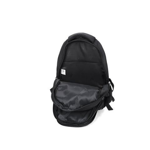 Aoking HN2071-BLACK by Jag Couture London - New York, stylish black handbag with sleek design and silver hardware.