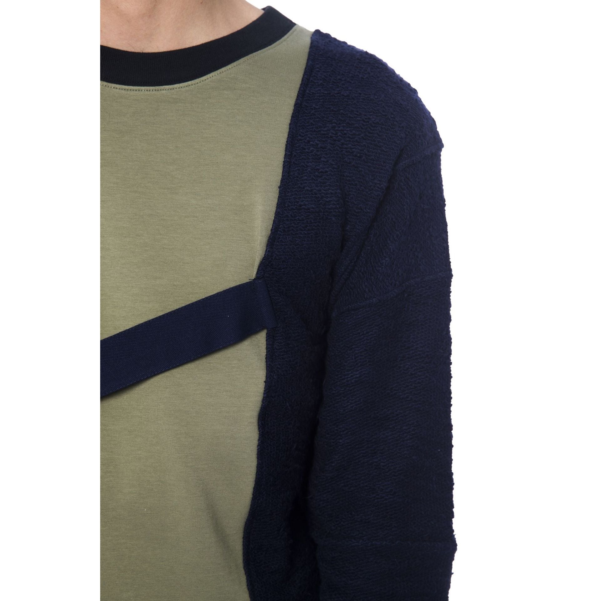 Nicolo Tonetto LIEN Army Blue shirt by Jag Couture London New York, featuring a tailored fit and stylish design.