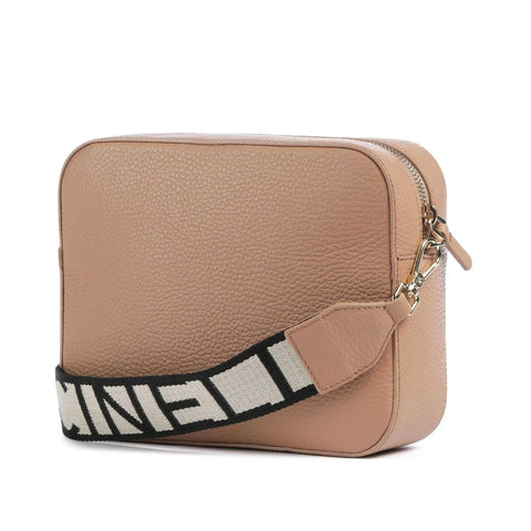 Jag Couture London leather handbag, Coccinelle X073_E5MN555M301-_N71, with sleek black design and gold hardware details.