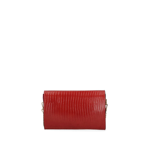 Jag Couture London New York Viola Castellani VC220073423FBG-LU35 Papaya handbag with textured leather and gold-tone hardware.