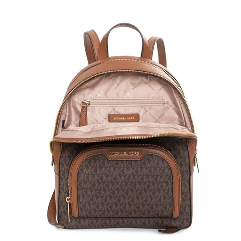 Brown Michael Kors X073_35S2G8TB2B handbag with gold hardware, featuring sleek design and textured leather finish.