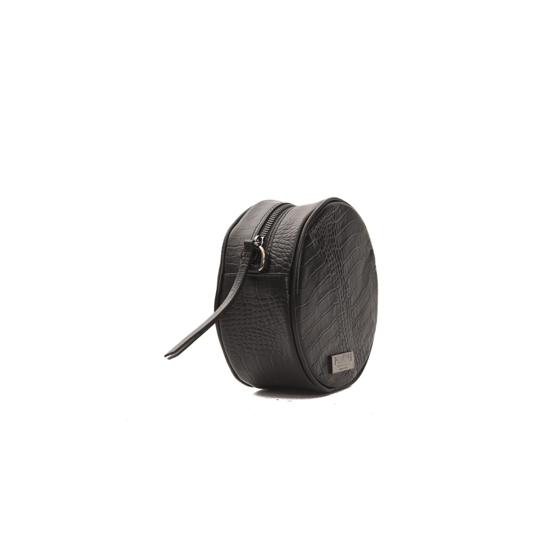 Black Pompei Donatella A1041ANGELA_NeroBlack shoe by Jag Couture London New York, showcasing sleek design and elegant style.