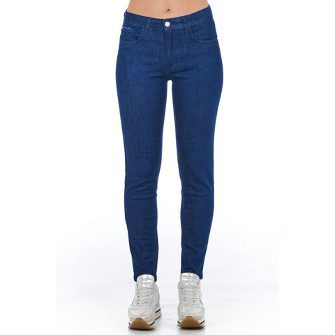 Jeans from Frankie Morello FWCS9205JE_B02DENIM, featuring classic denim fabric and stylish design, displayed on a plain background.