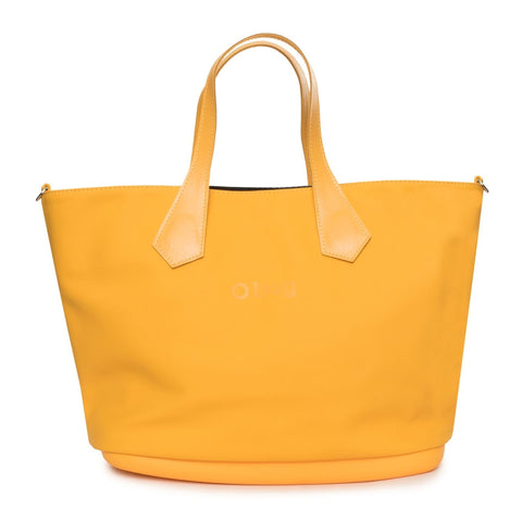Jag Couture London-New York Obag X073_COMP25ST-MIS33_0344K with colorful modular silicone panels and sleek black handles.