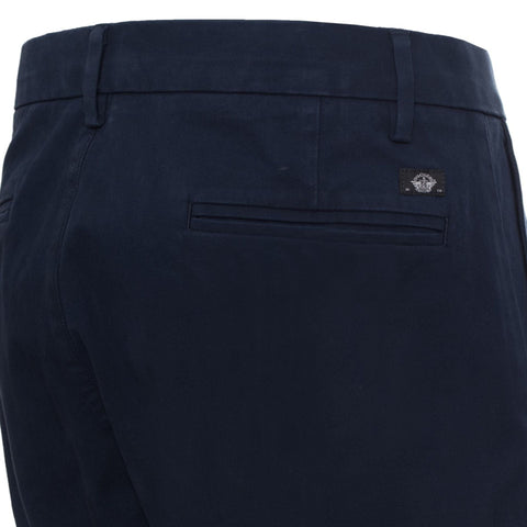 Dockers X073_A57800001-001 men's casual pants by Jag Couture London - New York, shown in dark navy fabric.