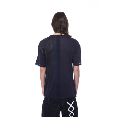 Jag Couture London Nicolo Tonetto FLAXFLUID in Navy Blue, stylish modern blazer with tailored fit and sleek design.