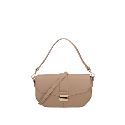 Roberta Rossi RR220722923FBG-L110 taupe handbag by Jag Couture London New York, showing textured leather and elegant design.