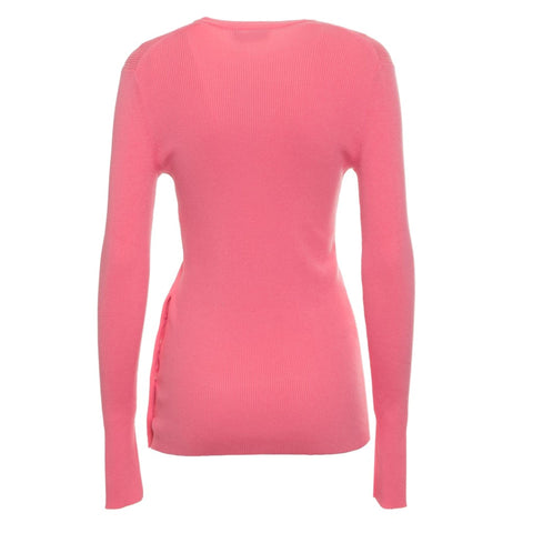 Jag Couture London - New York Twinset X073_222TN3071-_00503 showcasing a stylish knit sweater with intricate patterns and vibrant colors.