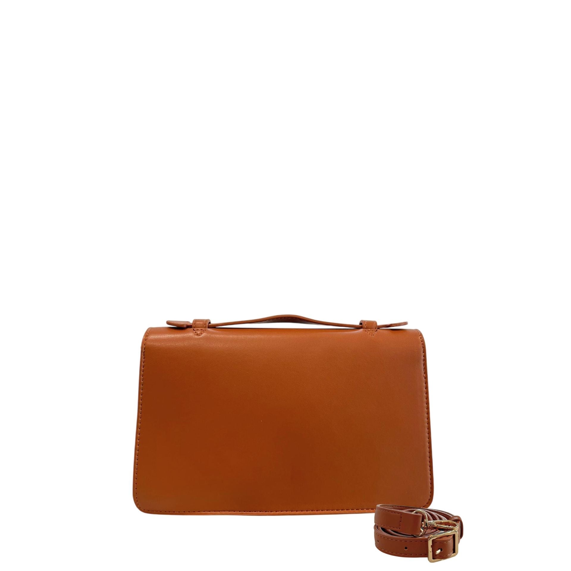 Brown Cristinaeffe CF24FW021 handbag by Jag Couture London - New York with sleek leather design and elegant hardware accents.