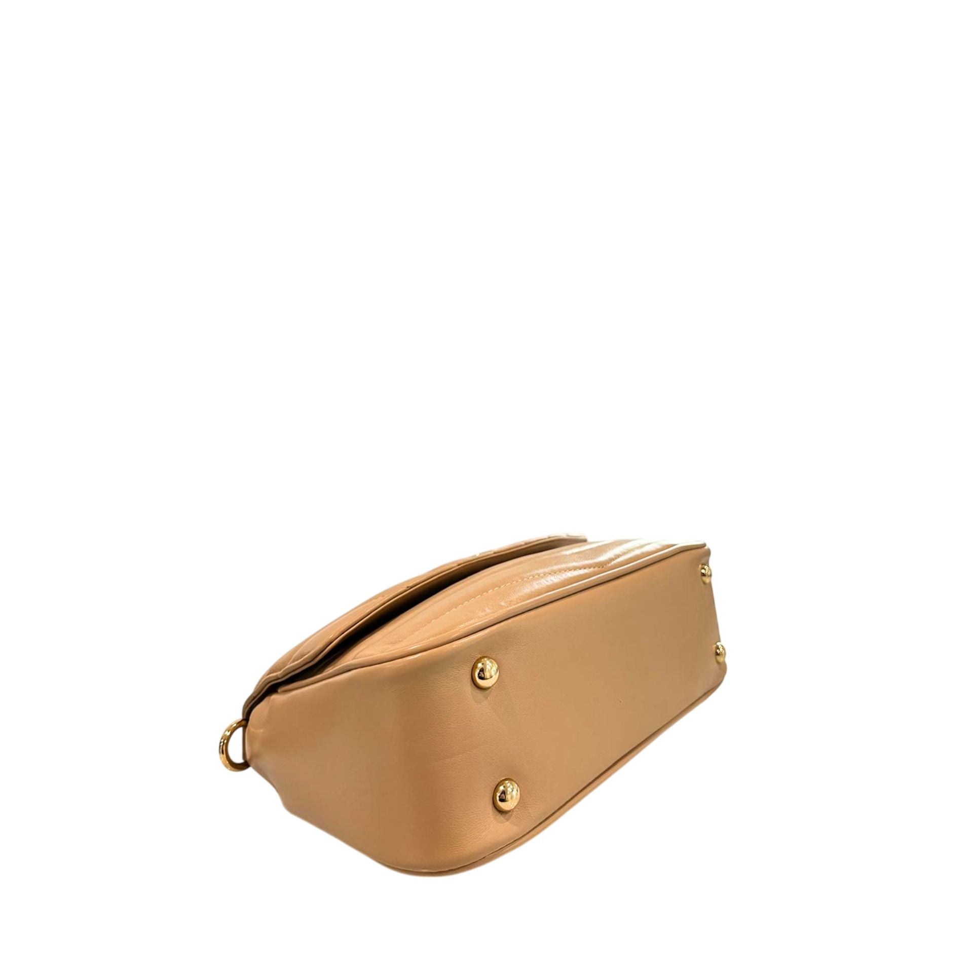 Cristinaeffe CF24FW026 Tortora handbag by Jag Couture London New York, featuring sleek design and neutral color.