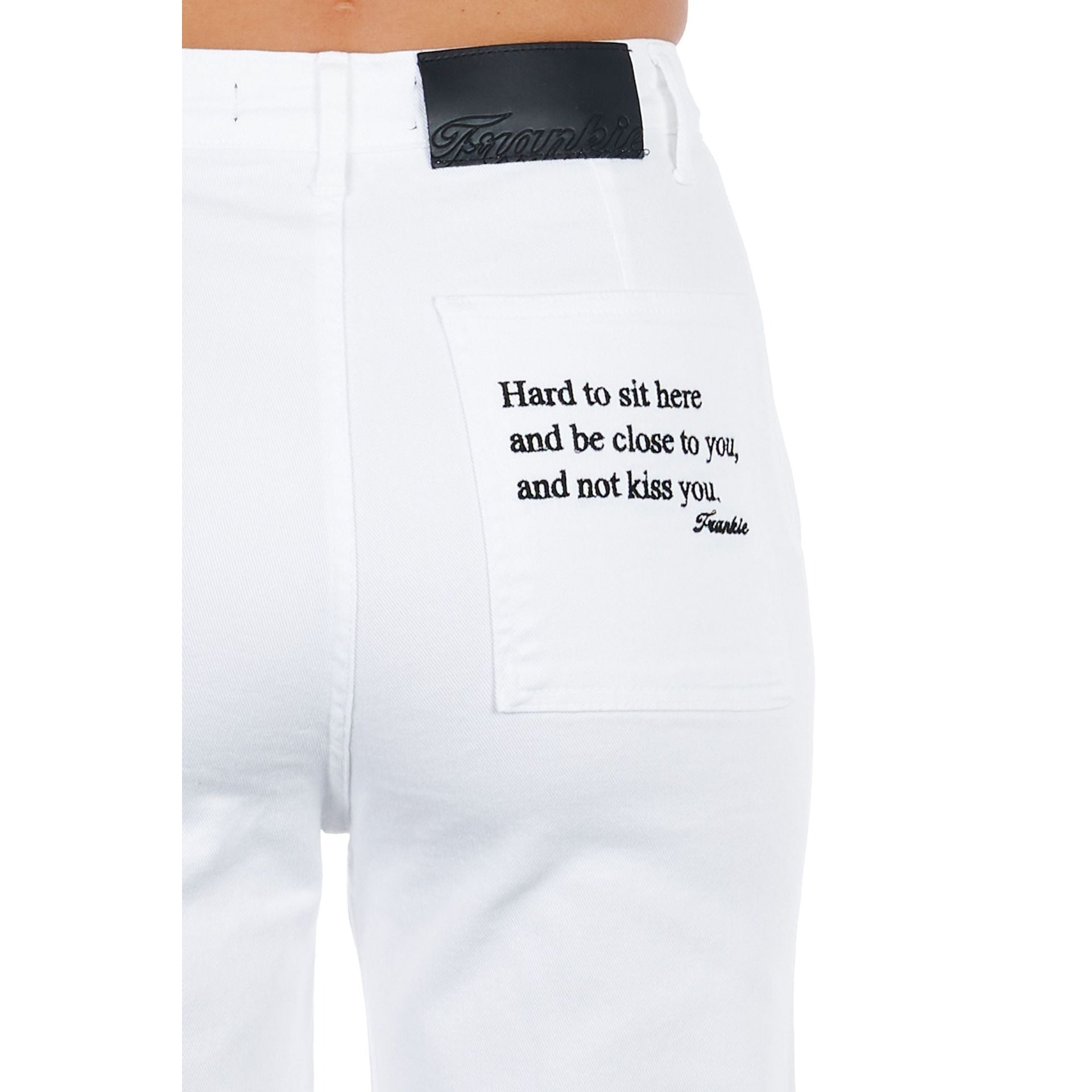 Frankie Morello FWS0170PA4021_W001BRILLIANTWHITE luxury white sneakers by Jag Couture London New York, showing clean design and branding.
