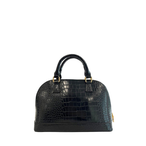 Black Cristinaeffe CF24FW023_NERO handbag by Jag Couture London - New York with sleek leather finish and elegant design.