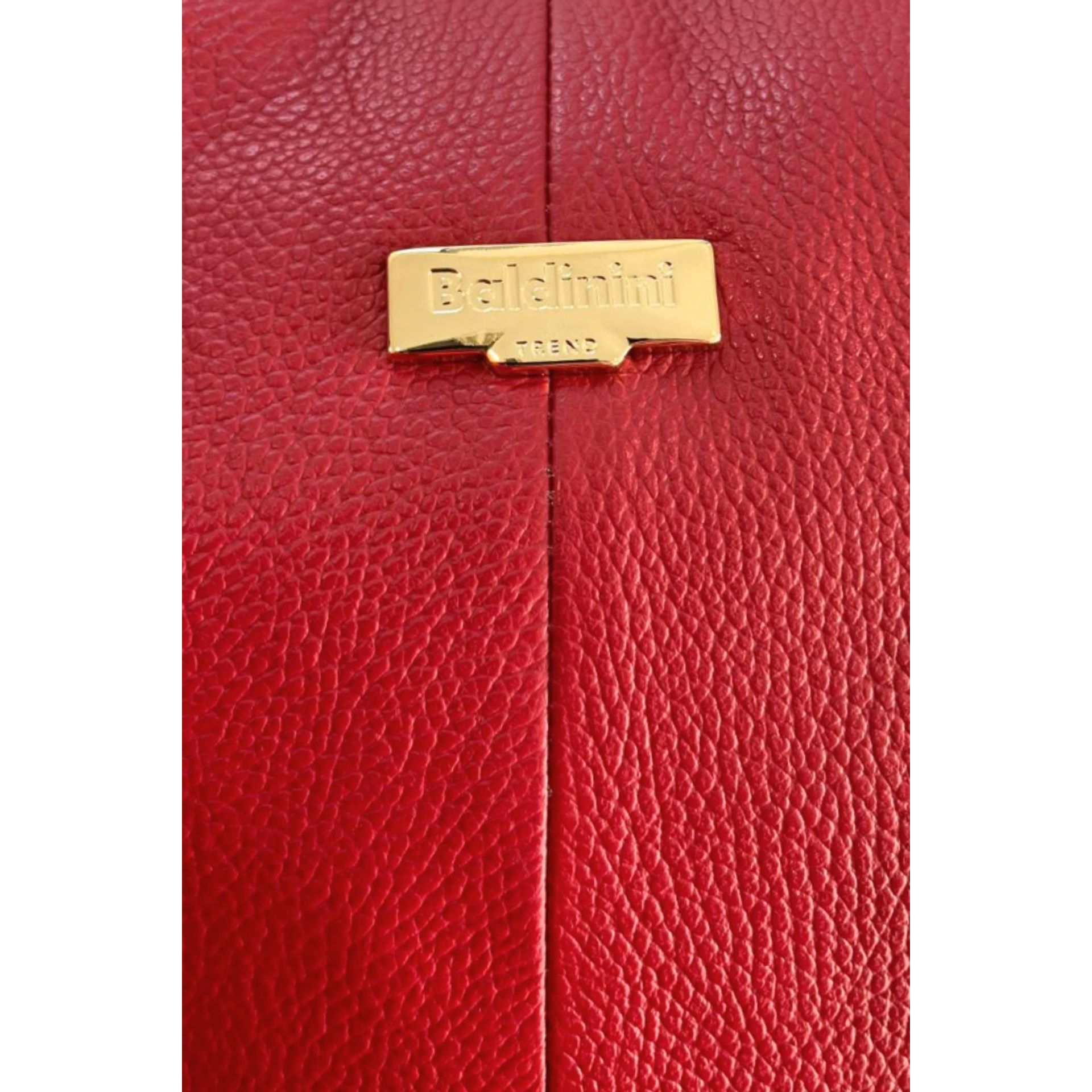 Baldinini Trend AL1512_LUCCA_RossoRed luxury leather shoes featuring a sleek design and bold red color.