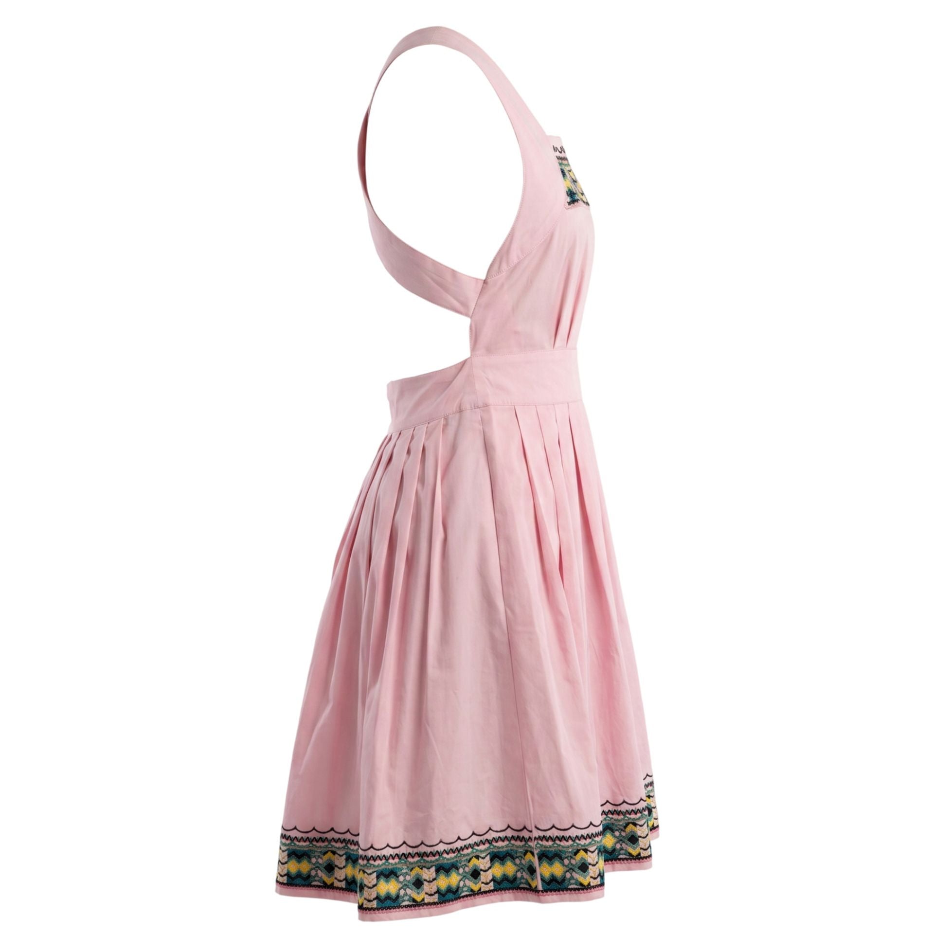 Dark pink Trussardi Jeans 56D002321T002281_P130ROSE from Jag Couture London and New York, showing denim fabric and stitching details.