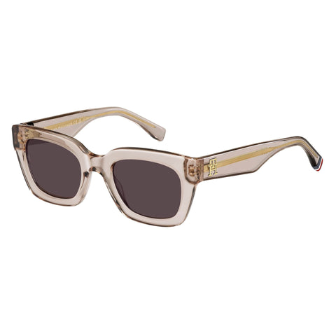 Tommy Hilfiger TH2052S_FWM-K2 sunglasses with black frame and tinted lenses, displayed on a white background.