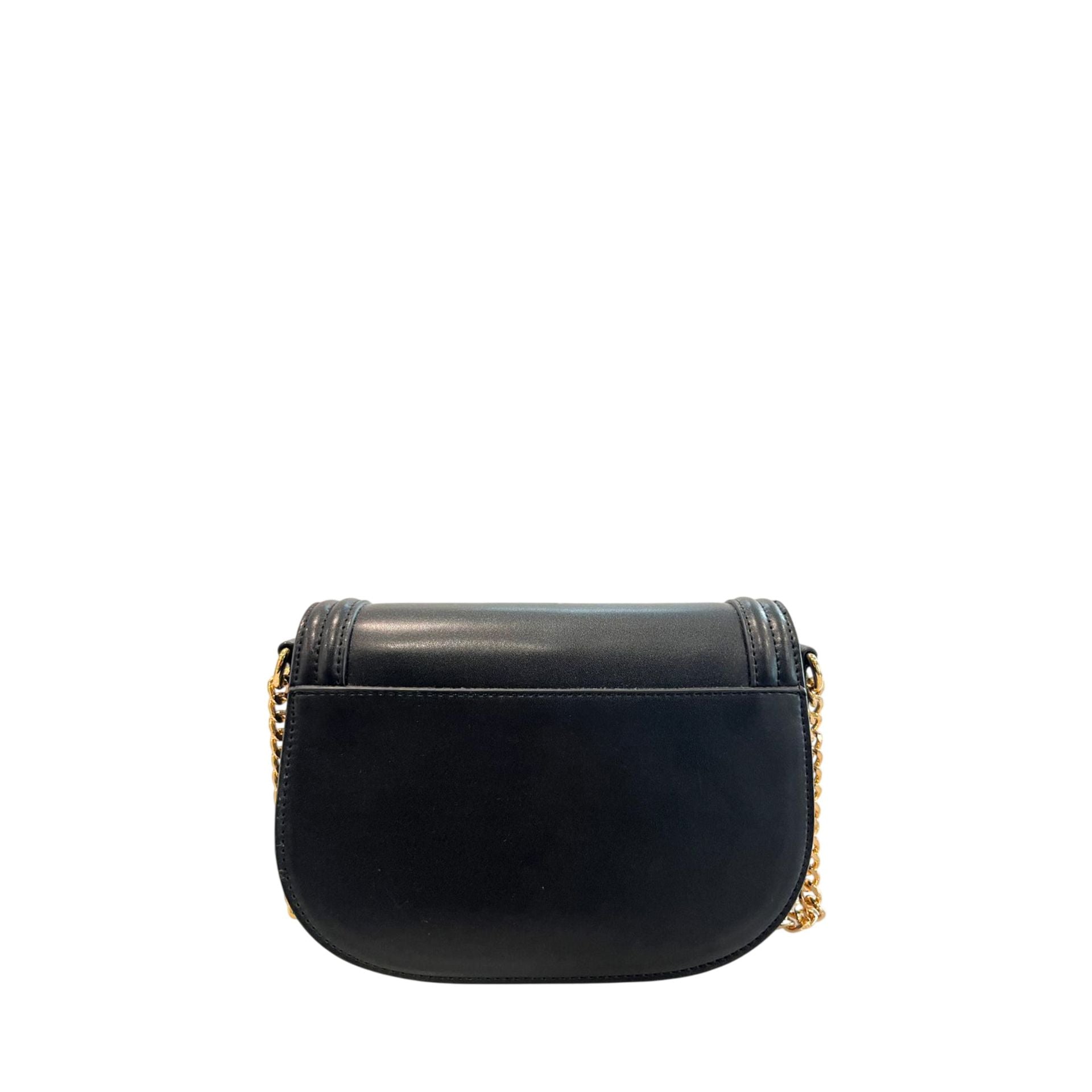 Black Cristinaeffe CF22708 handbag by Jag Couture London - New York with sleek leather design and silver hardware.