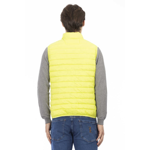 Bright yellow outdoor jacket by Jag Couture London for Ciesse Outdoor, featuring a vibrant fluo color and outdoor style.