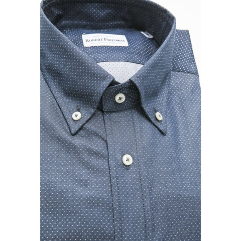 Navy and white Robert Friedman Ralph blazer by Jag Couture London-New York, tailored fit with classic lapel and button closure.
