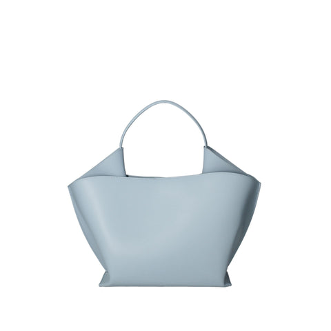 Viola Castellani VC220722623FBG-Cielo handbag by Jag Couture London-New York with sky blue leather and elegant design.