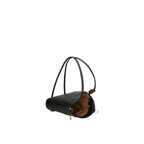 Black Gave Lux GLX22300523FBG-20 handbag by Jag Couture London featuring sleek design and textured leather finish.