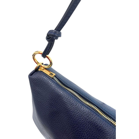 Baldinini Trend AL3138 Lucca Navy blue leather shoes with stylish design, displayed on a neutral background.