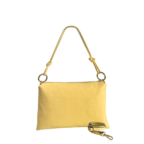 Bright yellow Baldinini Trend AL3138 Lucca shoes by Jag Couture London New York, displayed on a clean background.