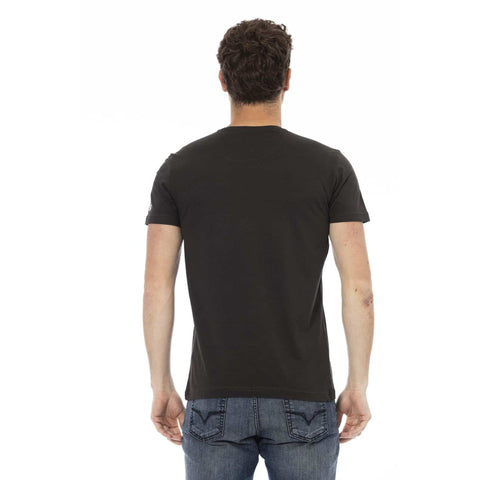 Trussardi Action 2AT21_04 Anthracite men's sneakers by Jag Couture London New York, featuring sleek anthracite leather and sporty design.