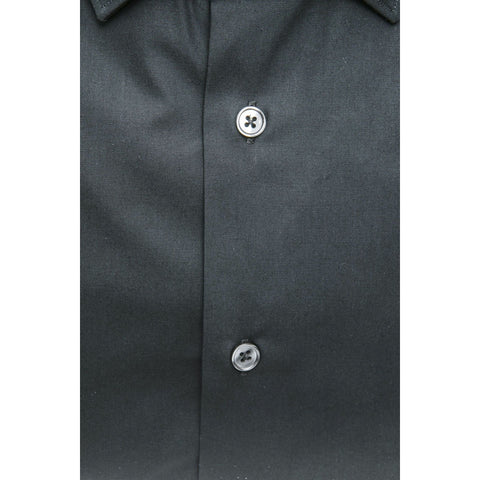 Black leather Robert Friedman LEO1SL_50066_999NERO from Jag Couture London - New York, featuring smooth texture and sleek design.
