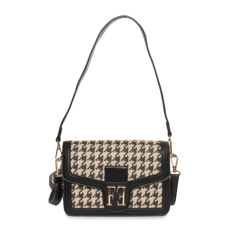 Egon Von Furstenberg X073_EVFW005-ALISON_001 handbag by Jag Couture London New York, showcasing elegant leather design with gold accents.